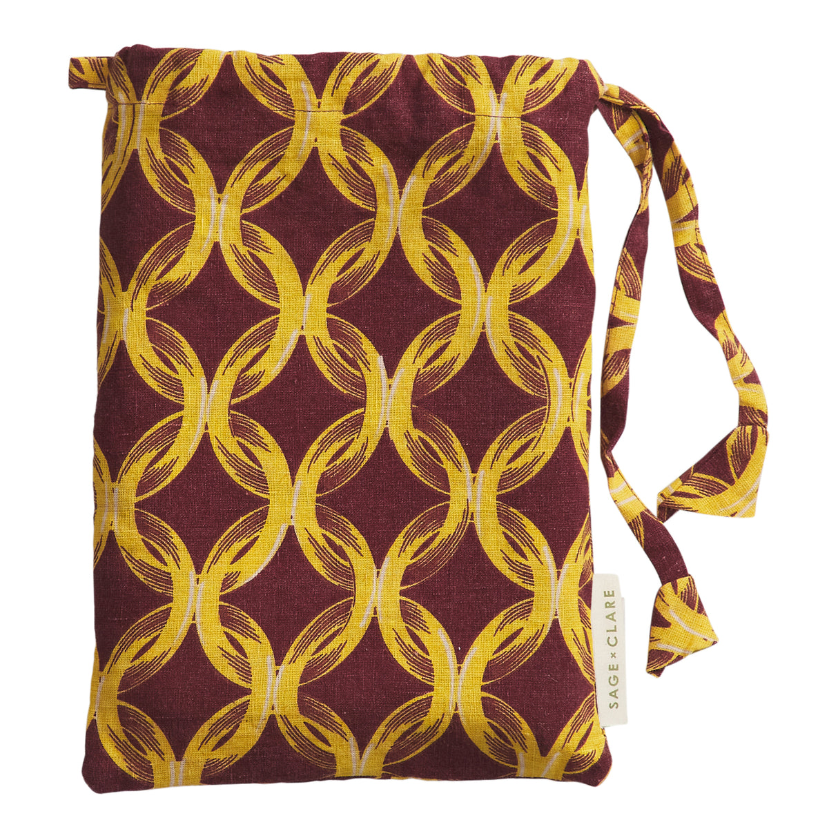 Klaudia Linen Pillowcase Set - Medallion Standard