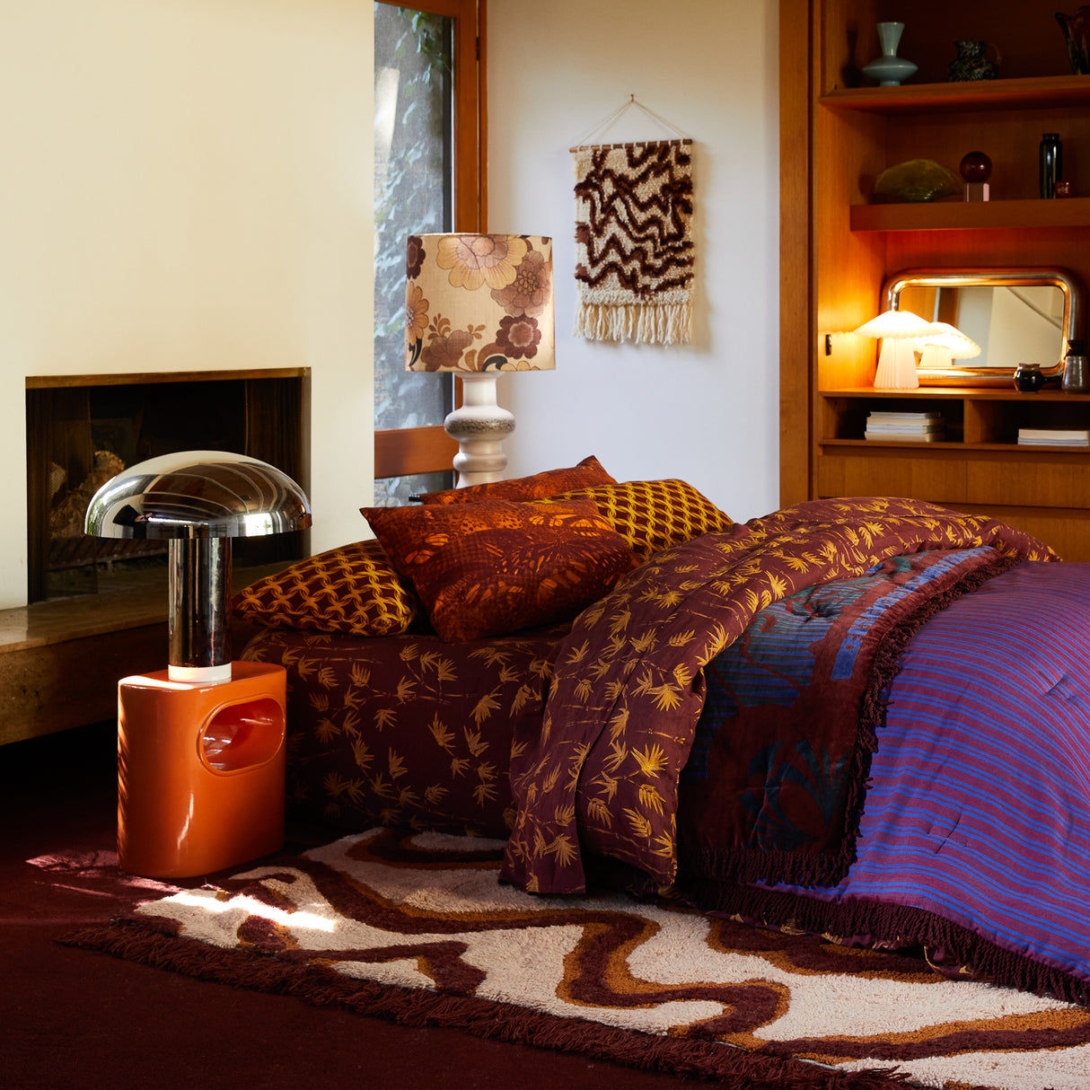 Emilia Linen Pillowcase Set - Marigold Standard