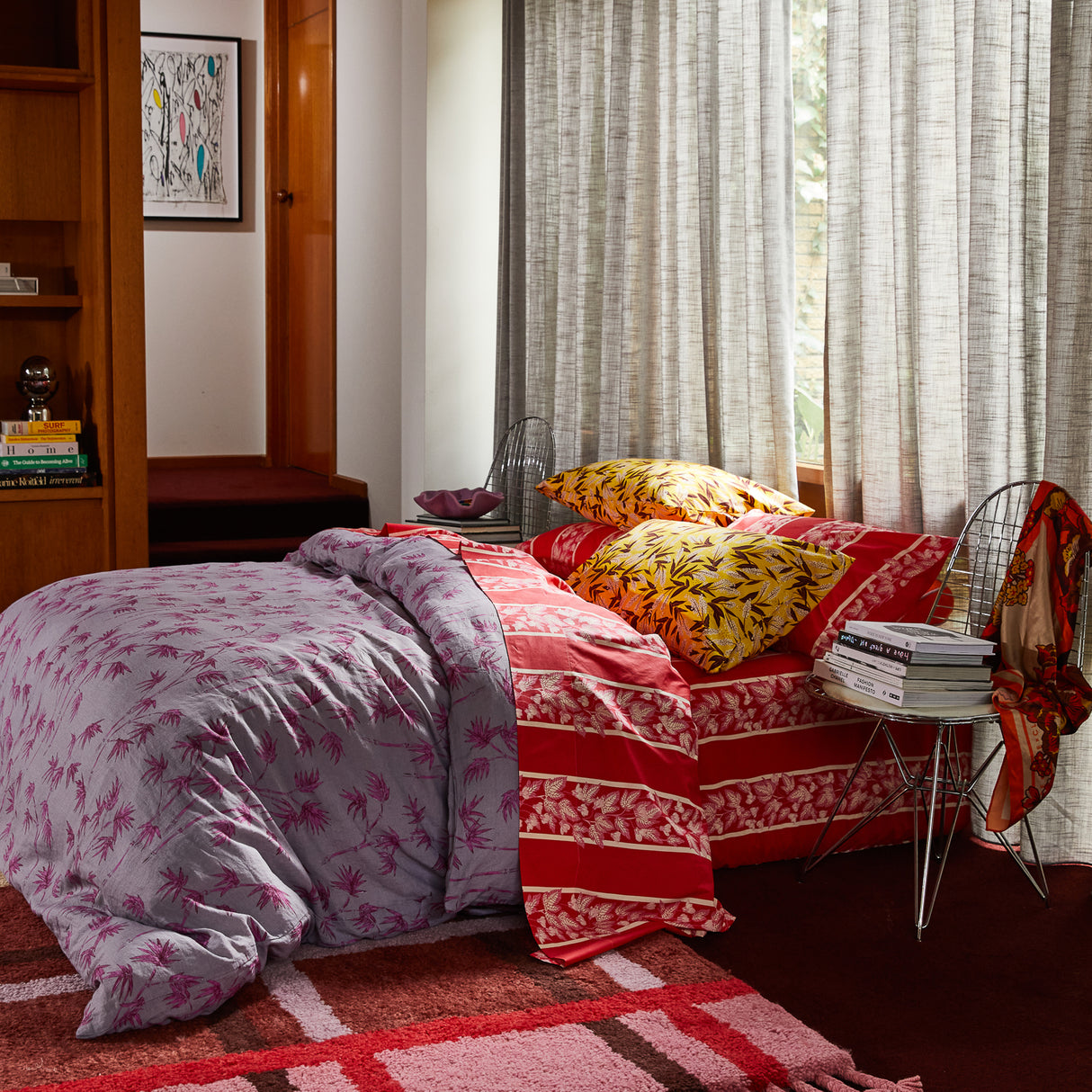 Lina Cotton Pillowcase Set - Medallion Standard