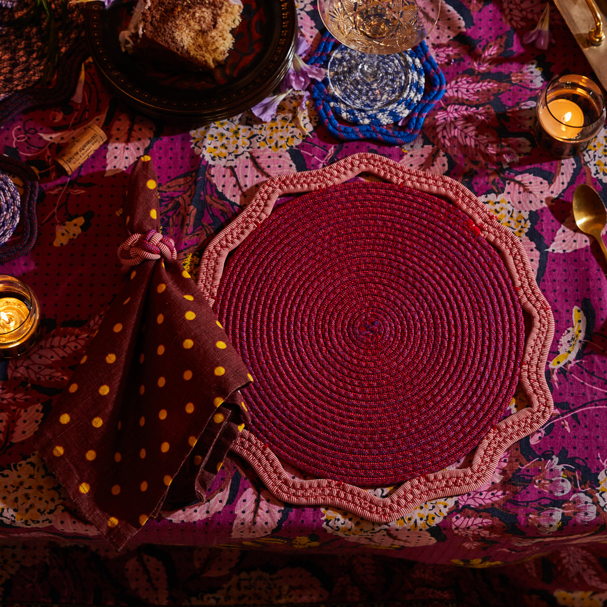 Marzena Placemat - Burnt Sienna