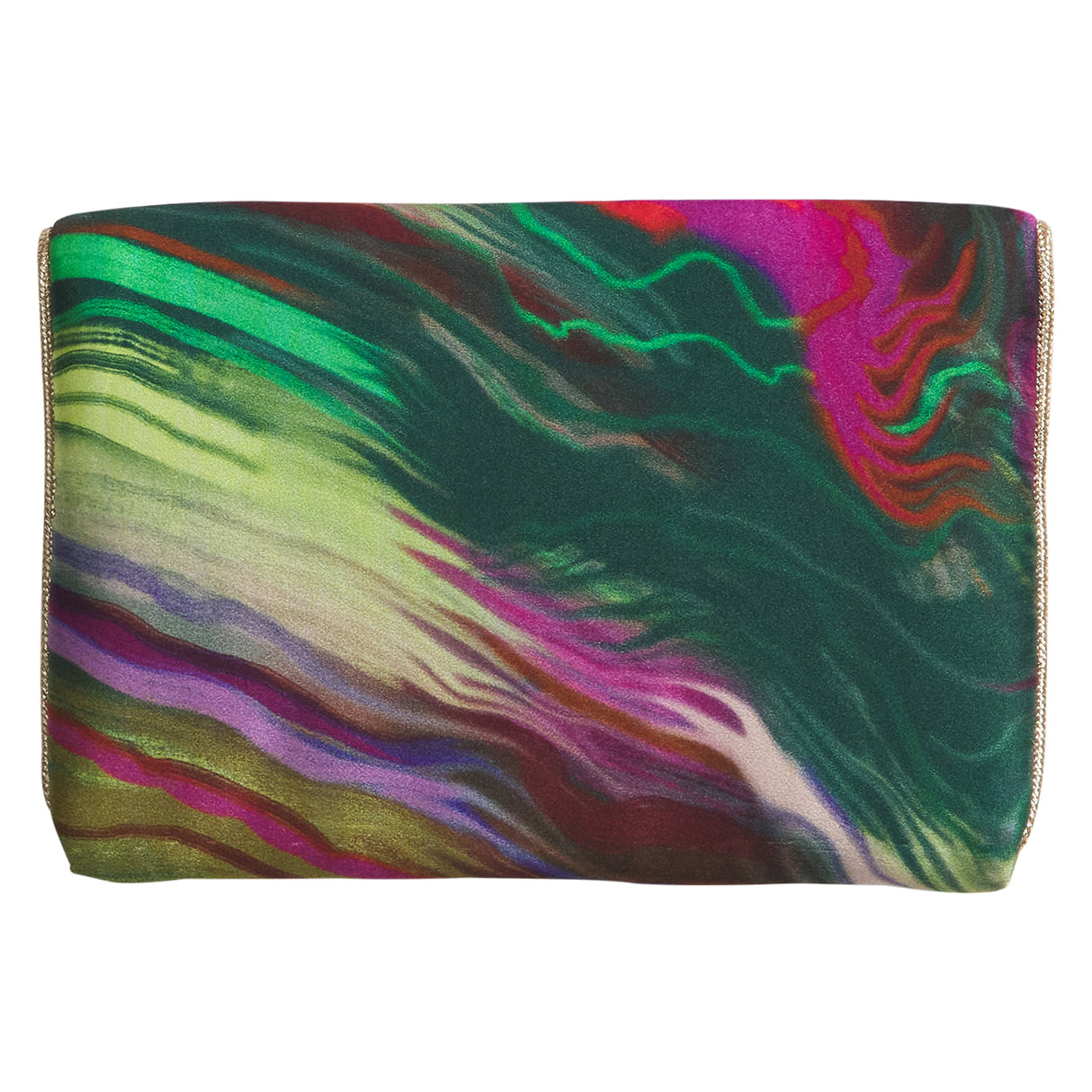 Zoi Silk Pouch - Verdant
