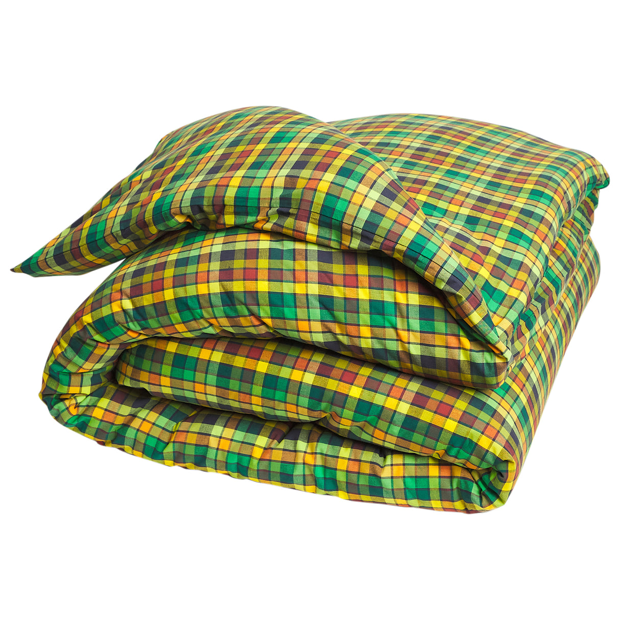 Stela Cotton Quilt Cover - Spring Green Single