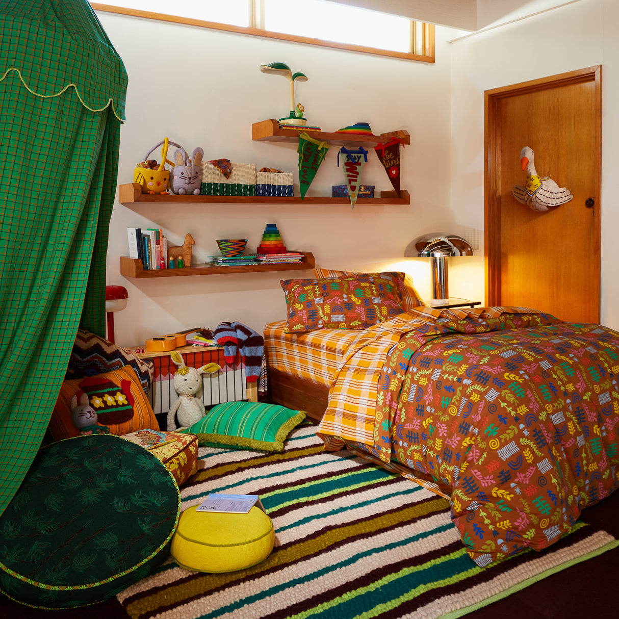 Teo Cotton Quilt Cover Single