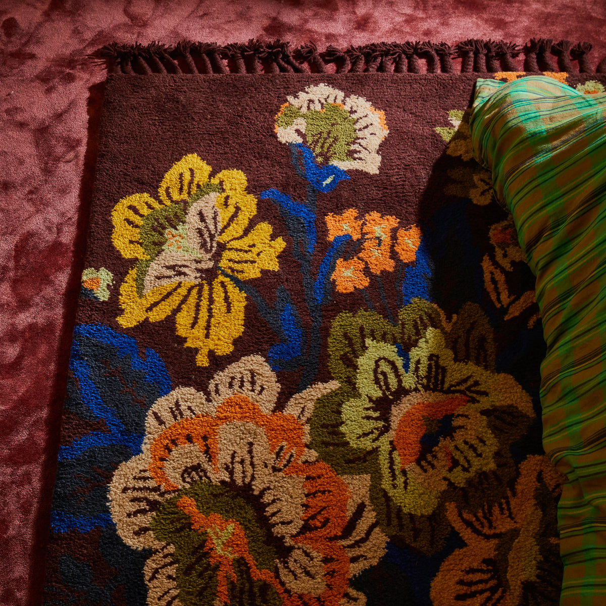Zita Tufted Rug - Rosewood 150 x 210 cm