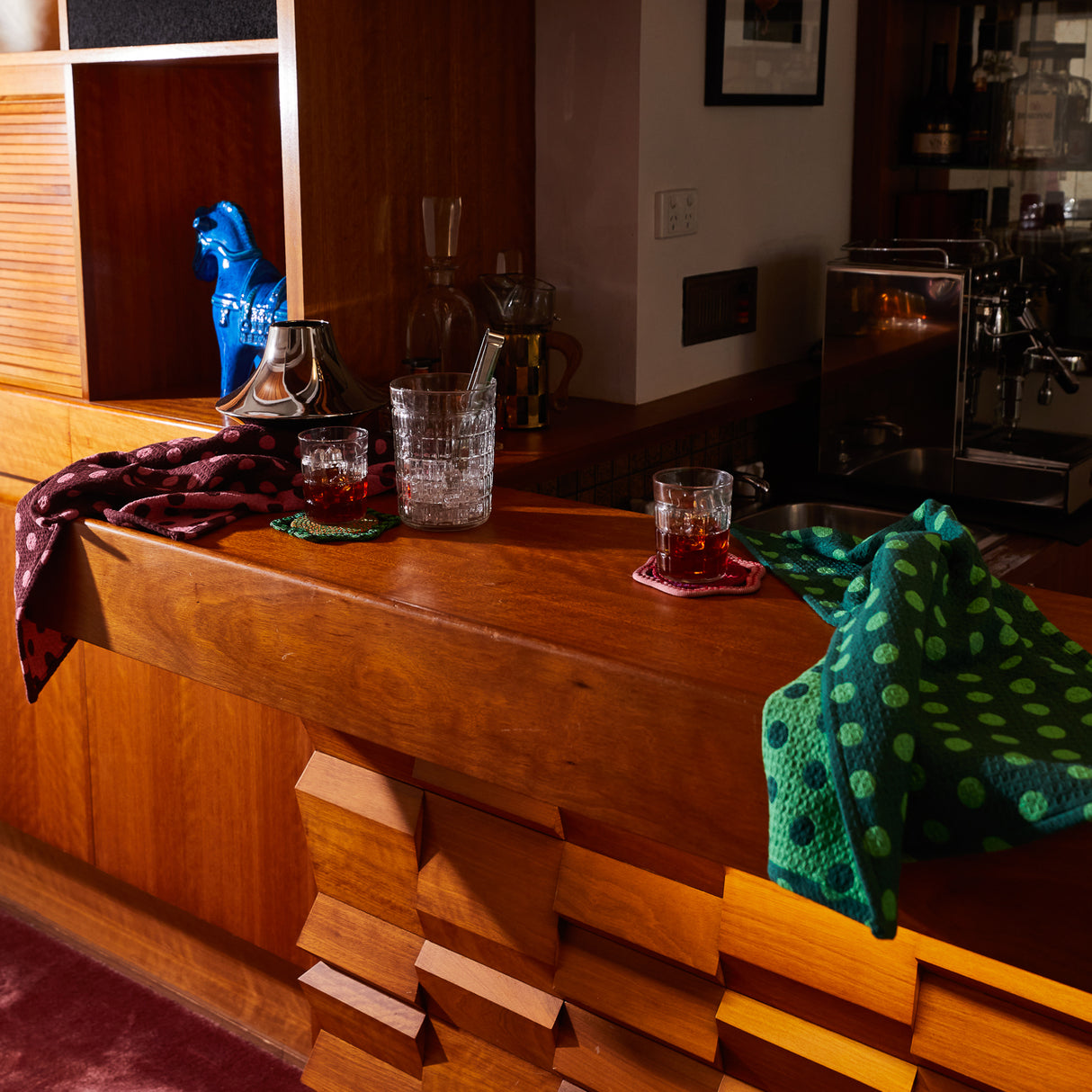 Paige Tea Towel - Verdant