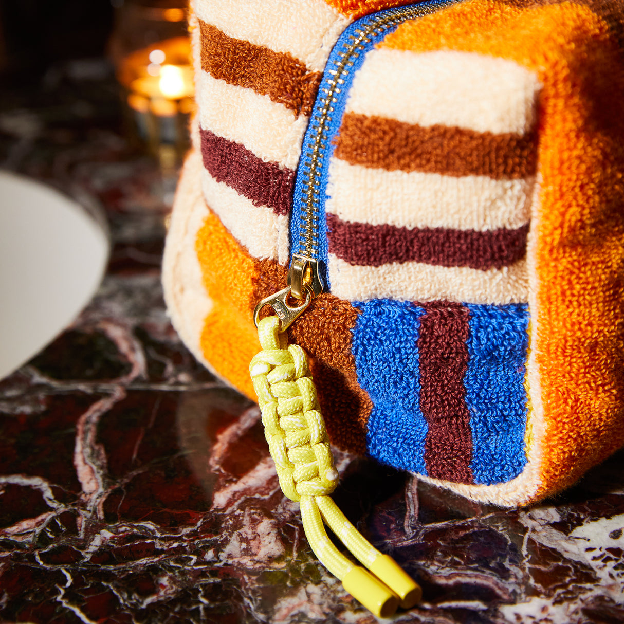 Nicolette Terry Pouch - Russet Large