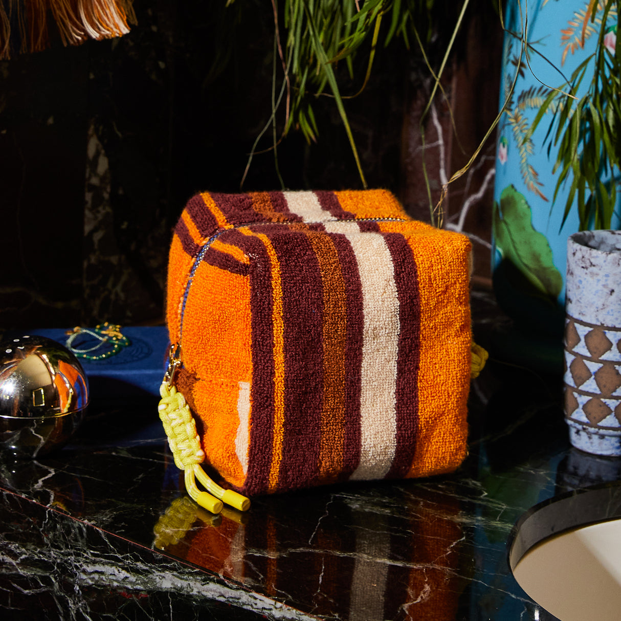 Nicolette Terry Pouch - Russet Small