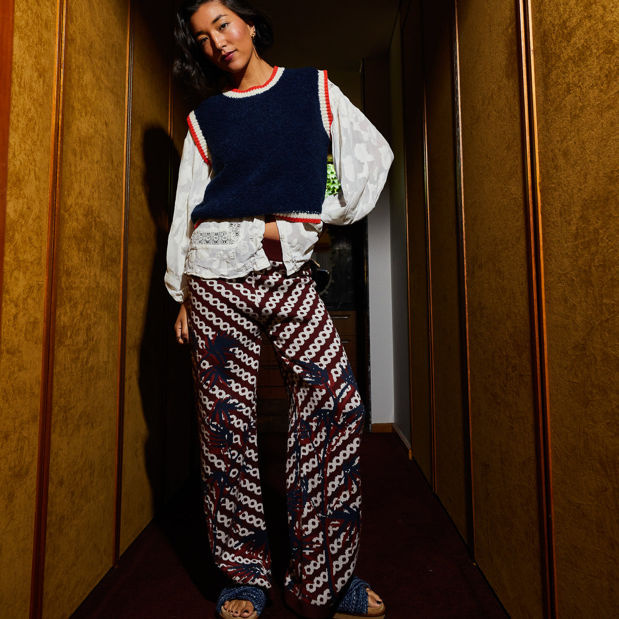 Eleni Knit Vest - Ink XS