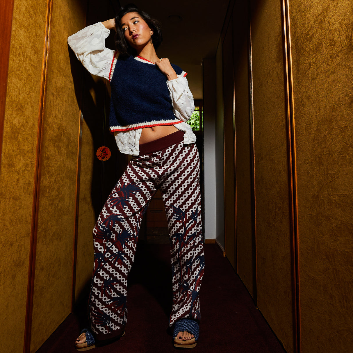 Eleni Knit Vest - Ink XS