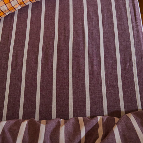 Abrielle Cotton Sheets - Mahogany Flat Sheet / Single