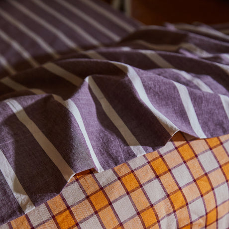 Abrielle Cotton Sheets - Mahogany Flat Sheet / Single