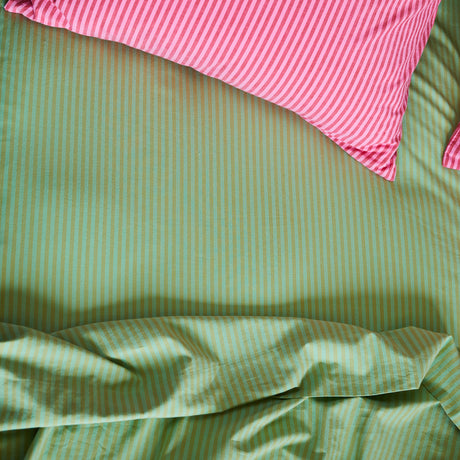 Cordell Cotton Sheets - Emerald Flat Sheet / Single