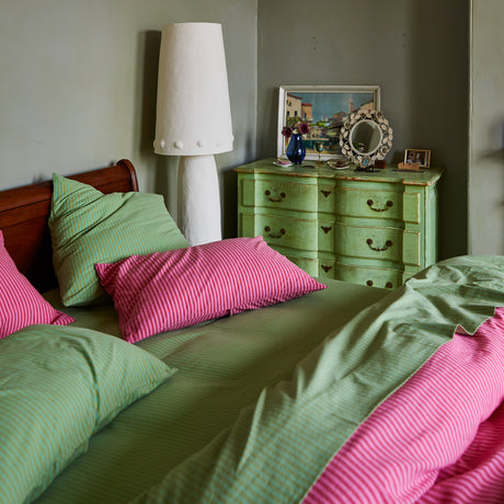 Cordell Cotton Sheets - Emerald Flat Sheet / Single