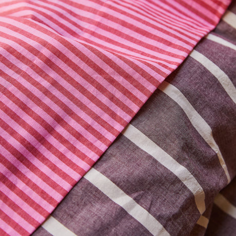Cordell Cotton Sheets - Scarlet Flat Sheet / Single