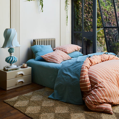 Cordell Cotton Sheets - Capri Flat Sheet / Single