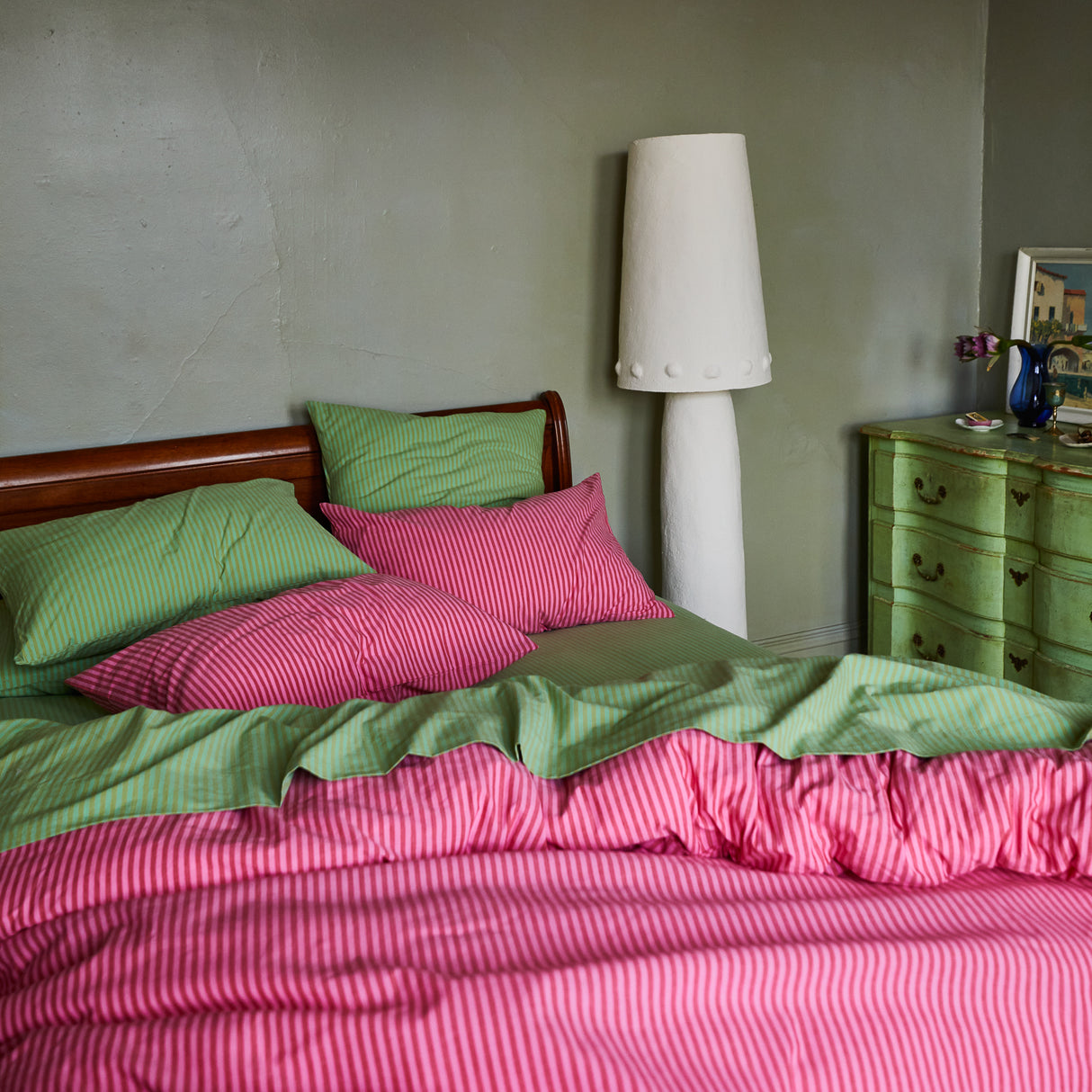 Cordell Cotton Euro Pillowcase Set - Emerald