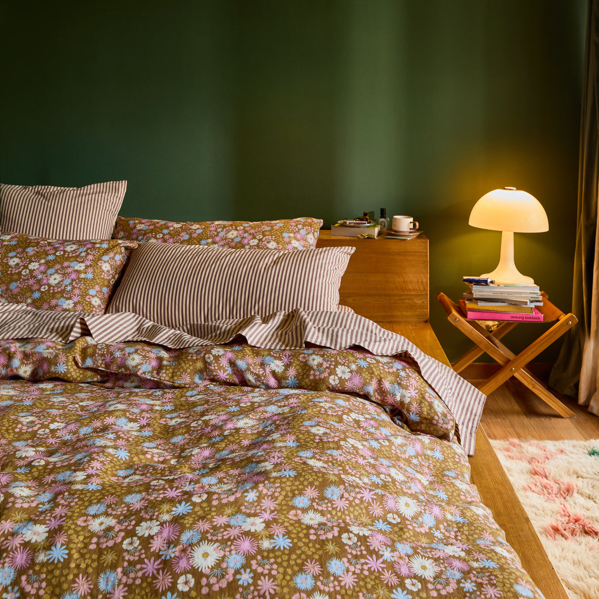 Cordell Cotton Pillowcase Set - Rosewood Standard