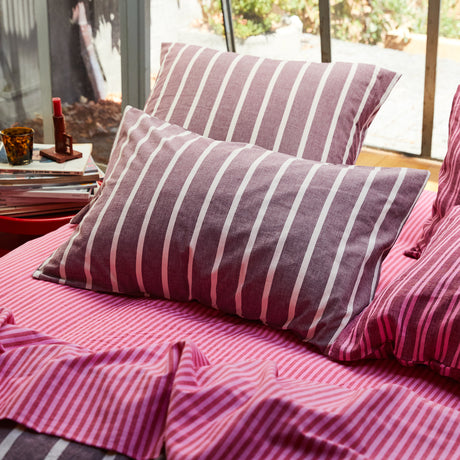 Abrielle Cotton Pillowcase Set - Mahogany Standard