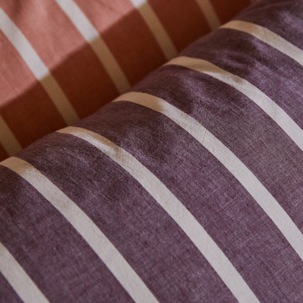 Abrielle Cotton Pillowcase Set - Mahogany Standard