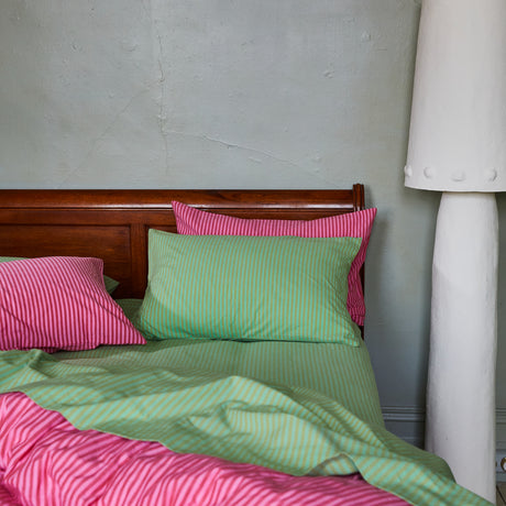 Cordell Cotton Pillowcase Set - Emerald Standard
