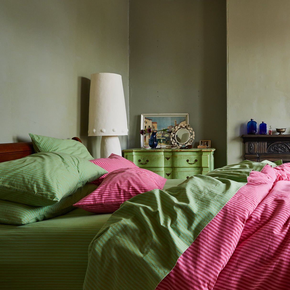 Cordell Cotton Pillowcase Set - Emerald