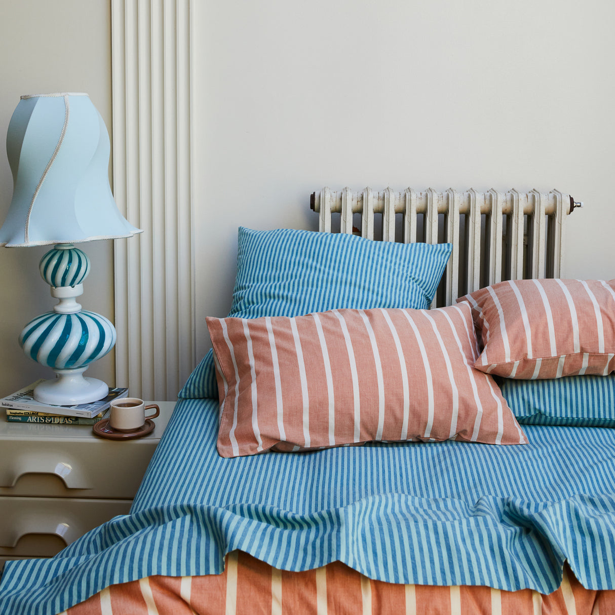 Abrielle Cotton Pillowcase Set - Crème Caramel Standard