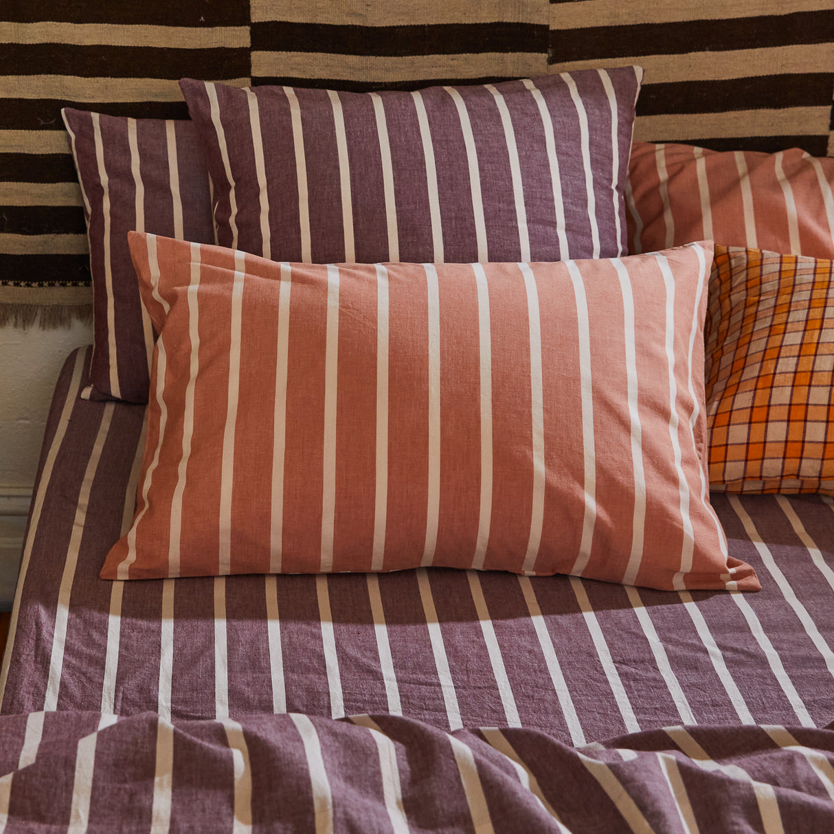 Abrielle Cotton Pillowcase Set - Creme Caramel