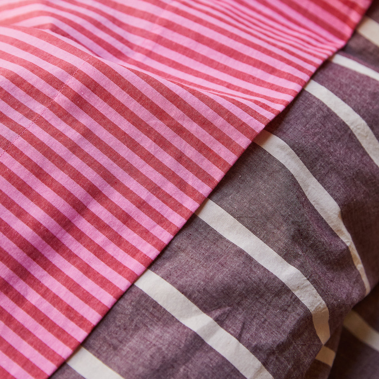 Abrielle Cotton Quilt Cover - Mahogany Single