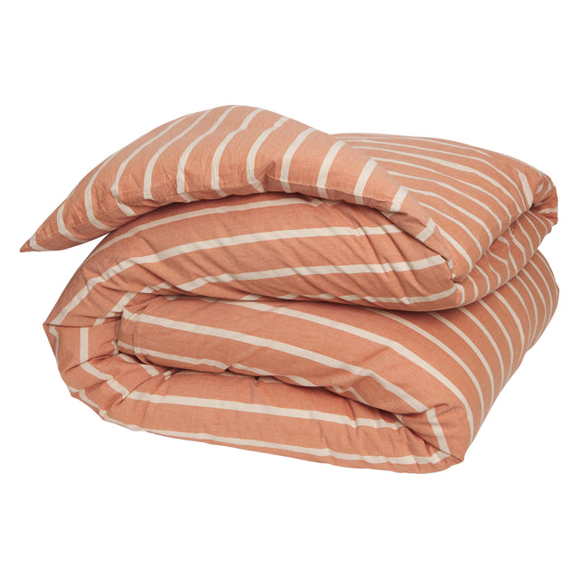 Abrielle Cotton Quilt Cover - Crème Caramel Single