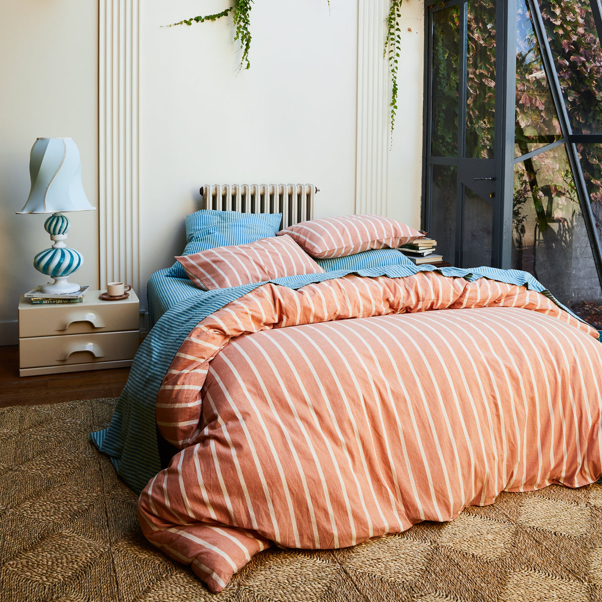 Abrielle Cotton Quilt Cover - Crème Caramel Single
