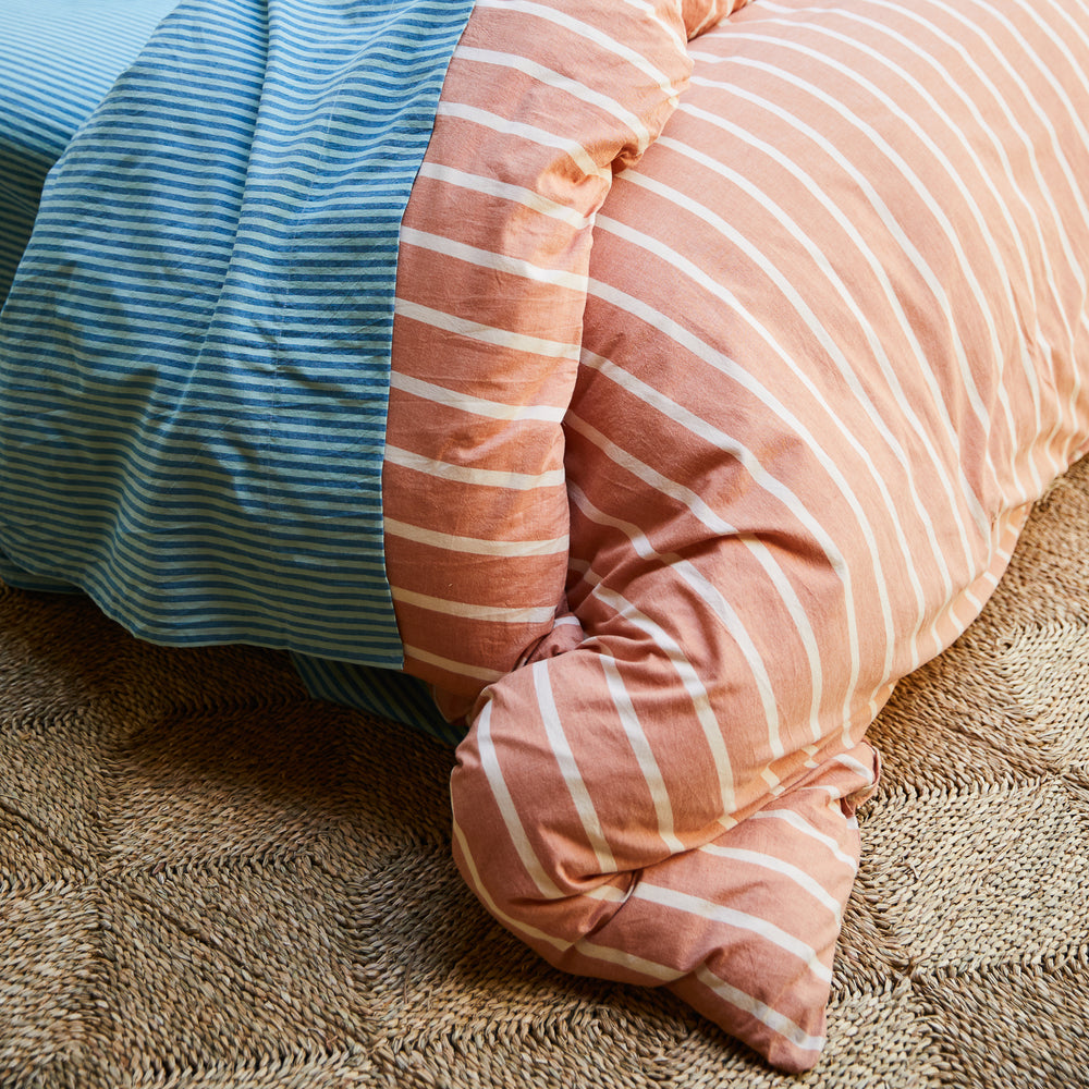 Abrielle Cotton Quilt Cover - Crème Caramel Single