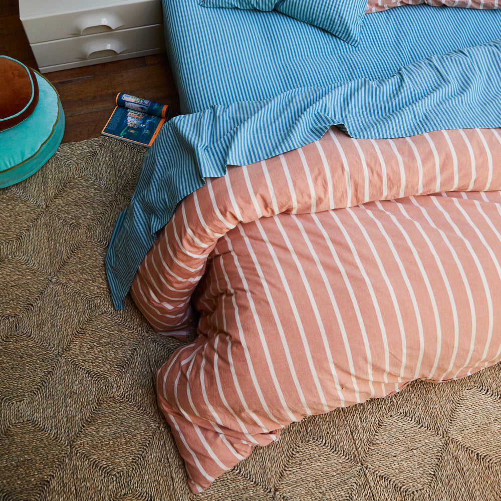 Abrielle Cotton Quilt Cover - Crème Caramel Single