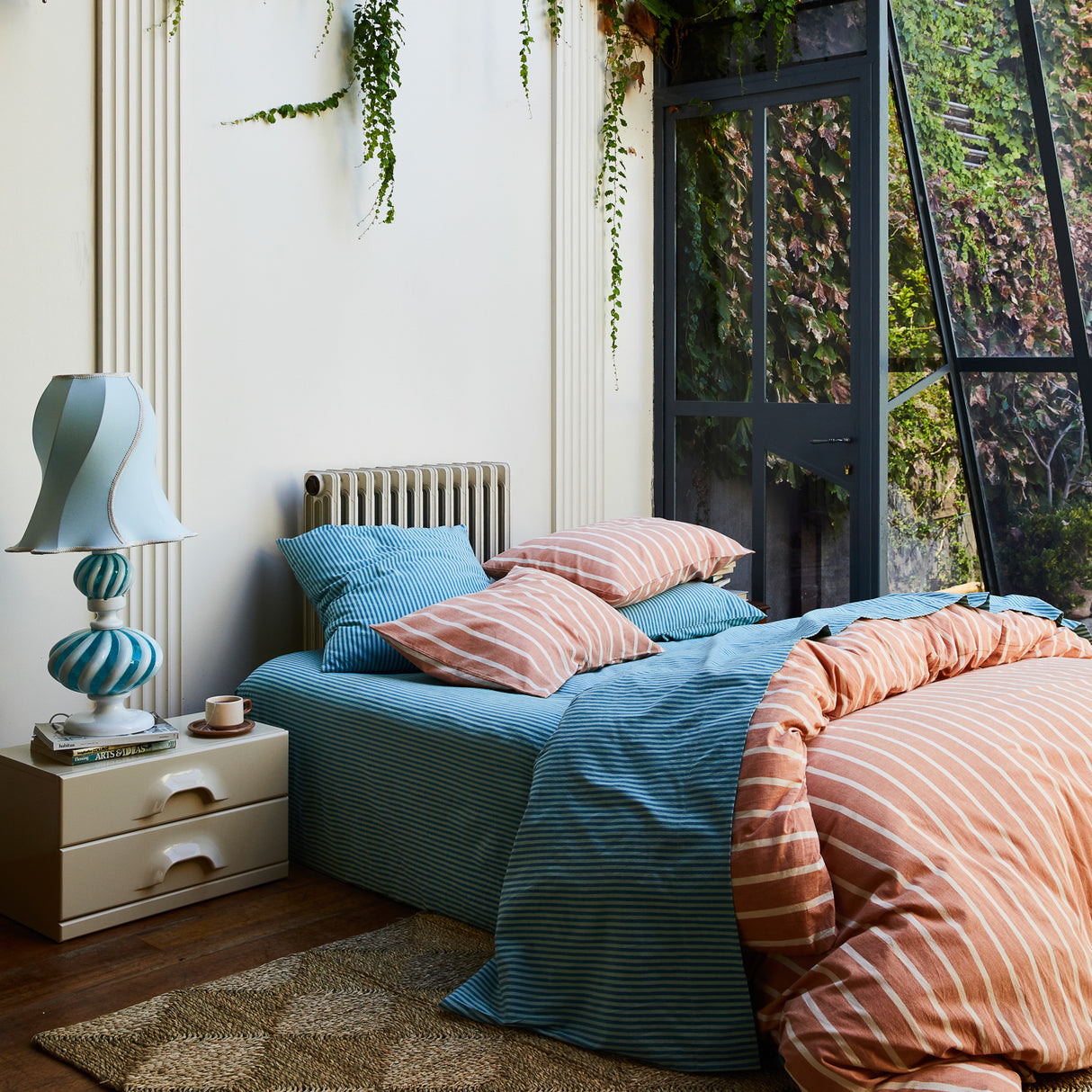Abrielle Cotton Quilt Cover - Crème Caramel Single
