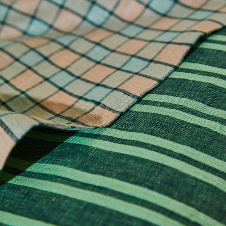 Marquis Linen Sheets - Jade Flat Sheet / Single