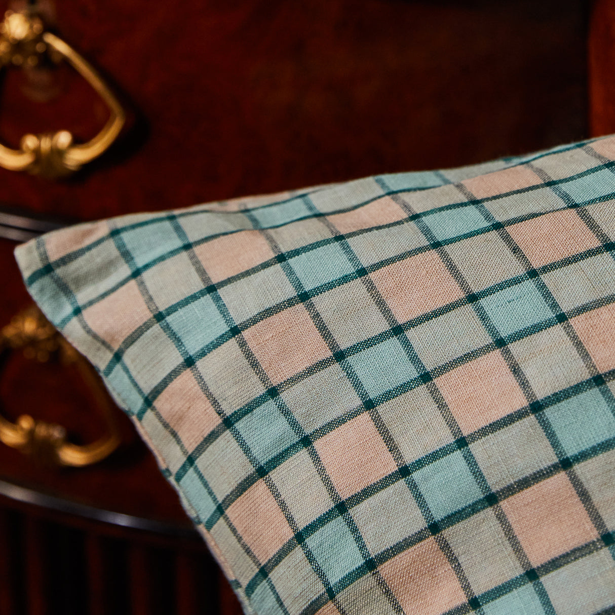 Marquis Linen Euro Pillowcase Set - Jade