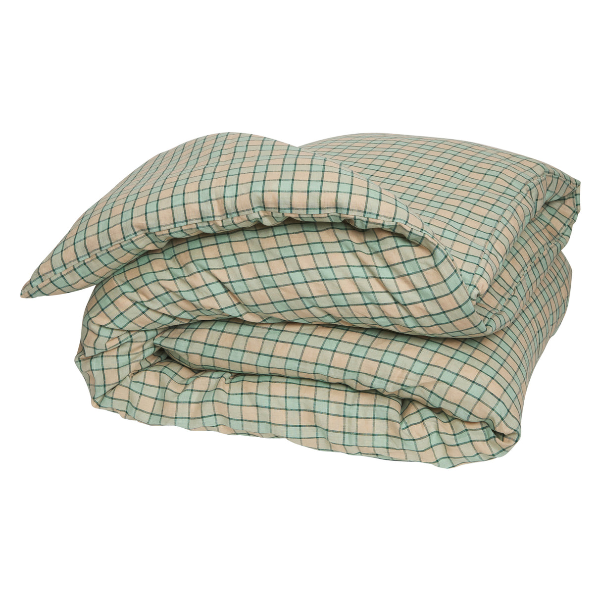 Marquis Linen Quilt Cover - Jade Single