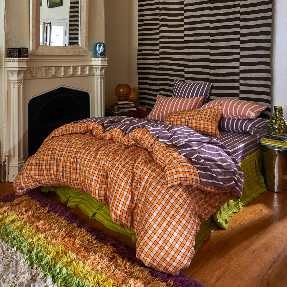 Marquis Linen Quilt Cover - Kent Single