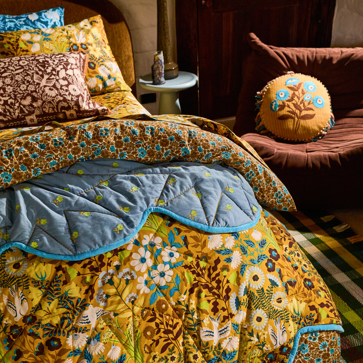 Sloane Scalloped Coverlet