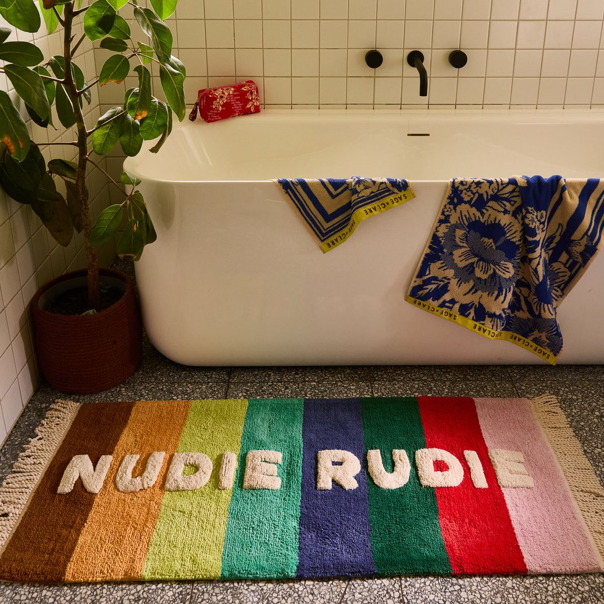 Martina Nudie Rudie Bath Runner - Russet