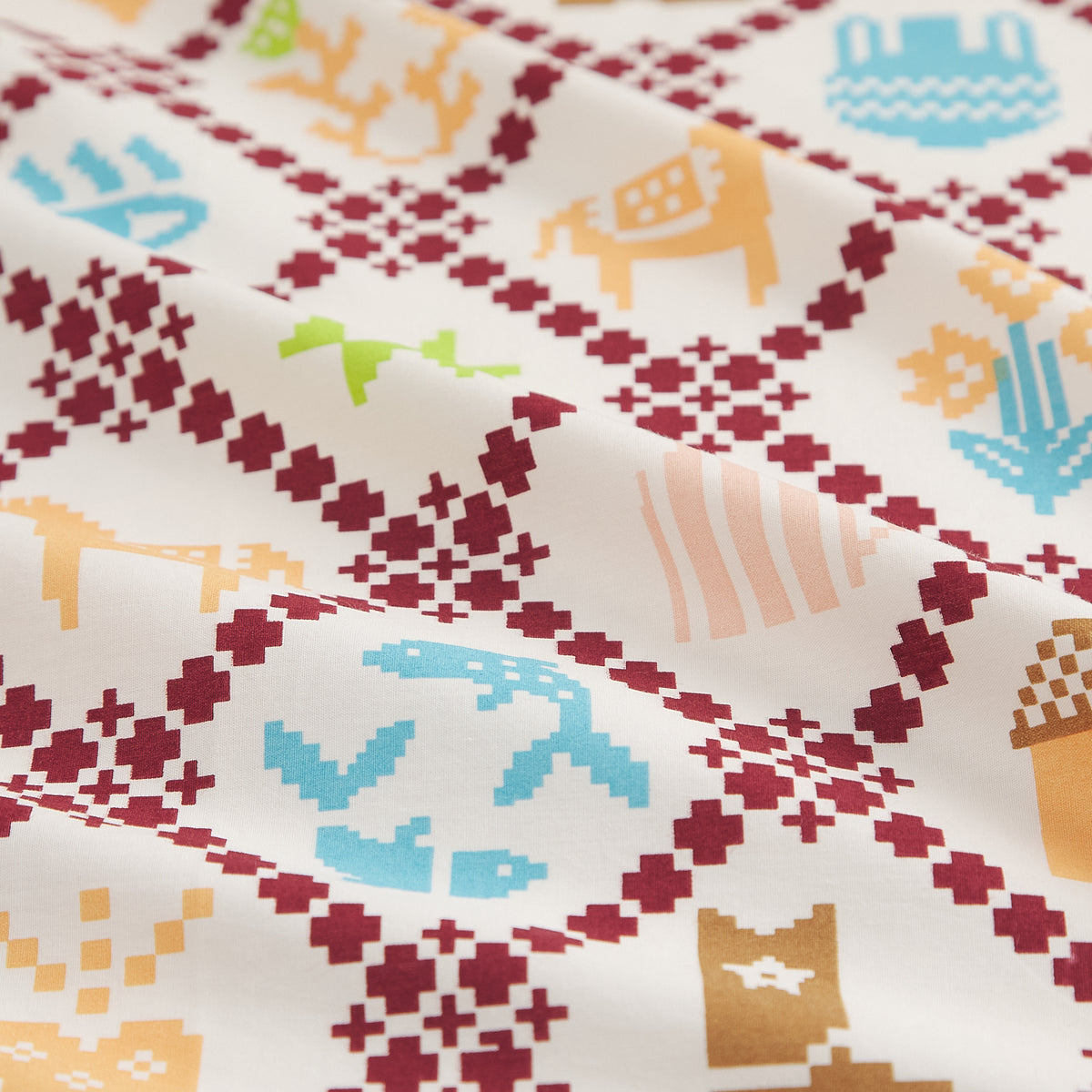 Elsie Cotton Sheets Fitted Sheet / Cot