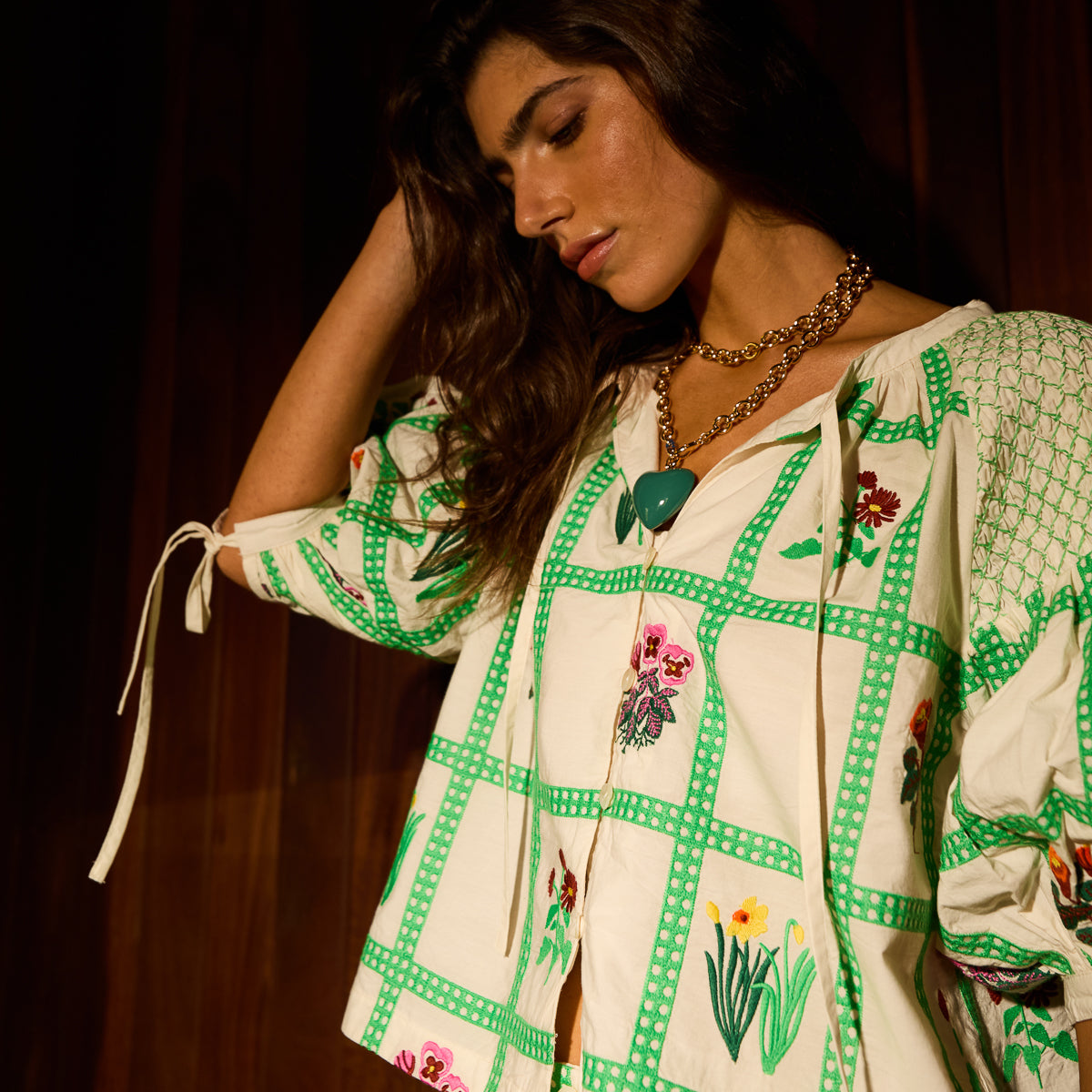 Florina Blouse - Porcelain XS