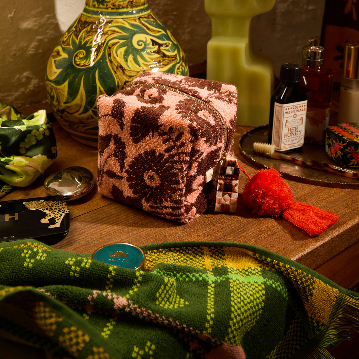 Josephine Hand Towel - Hunter Green