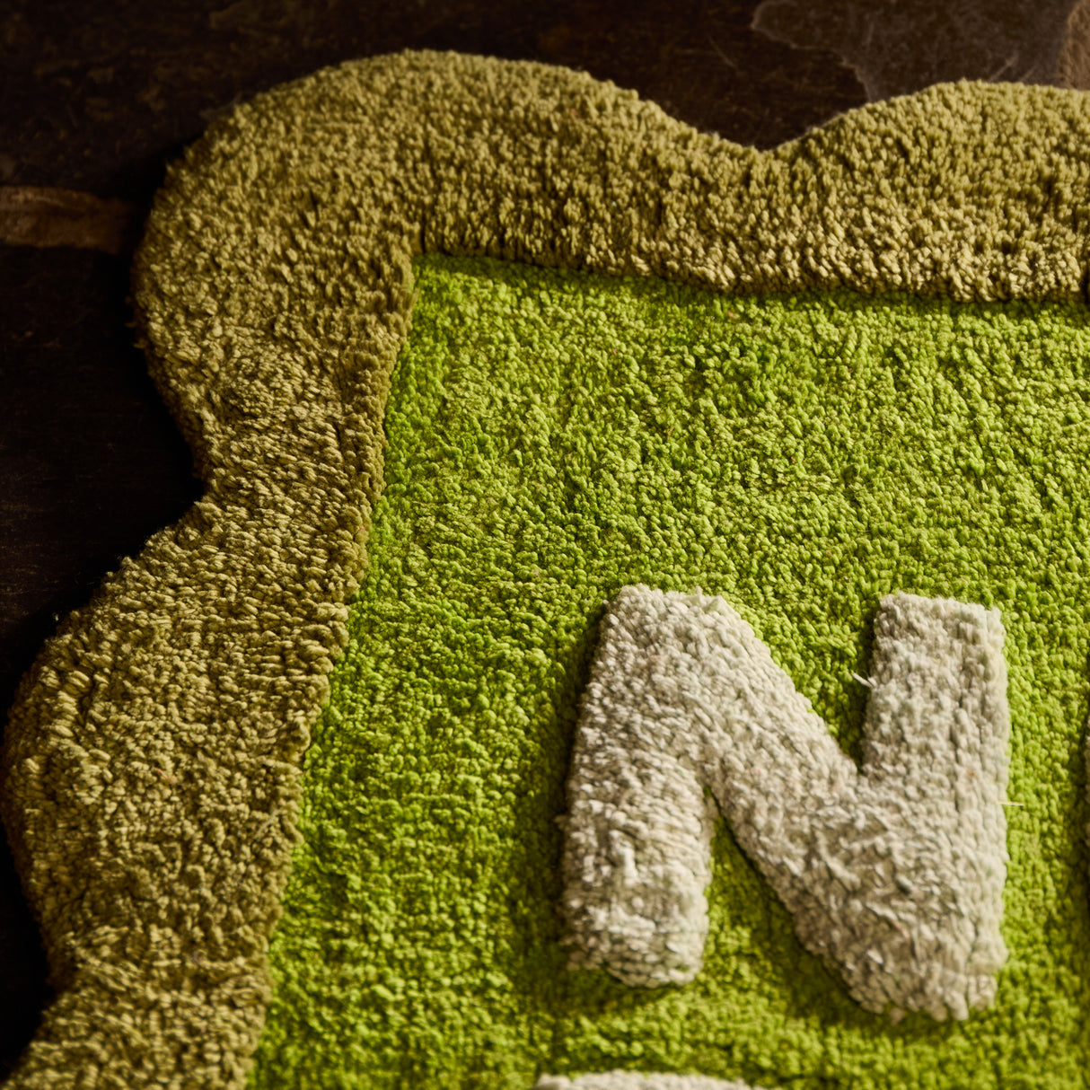 Romy Nudie Bath Mat - Cactus Green