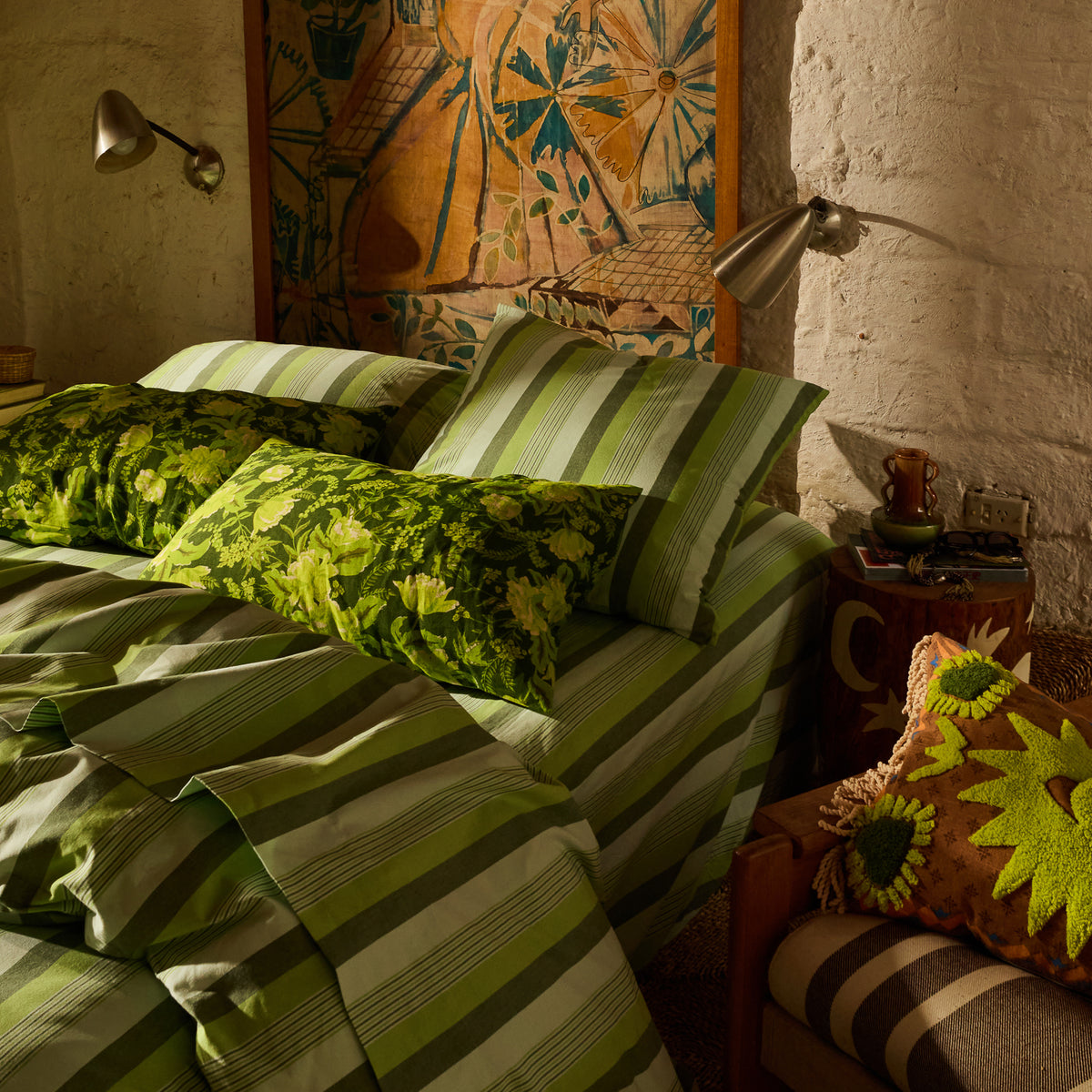 Jean Cotton Euro Pillowcase Set