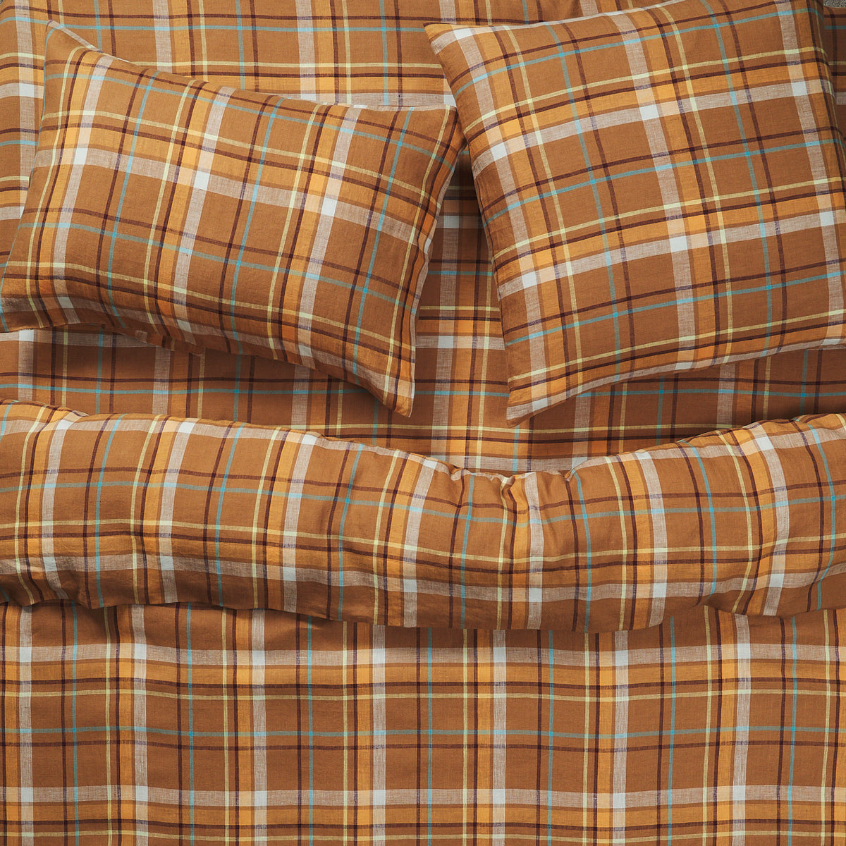 Frances Euro Pillowcase Set - Sable