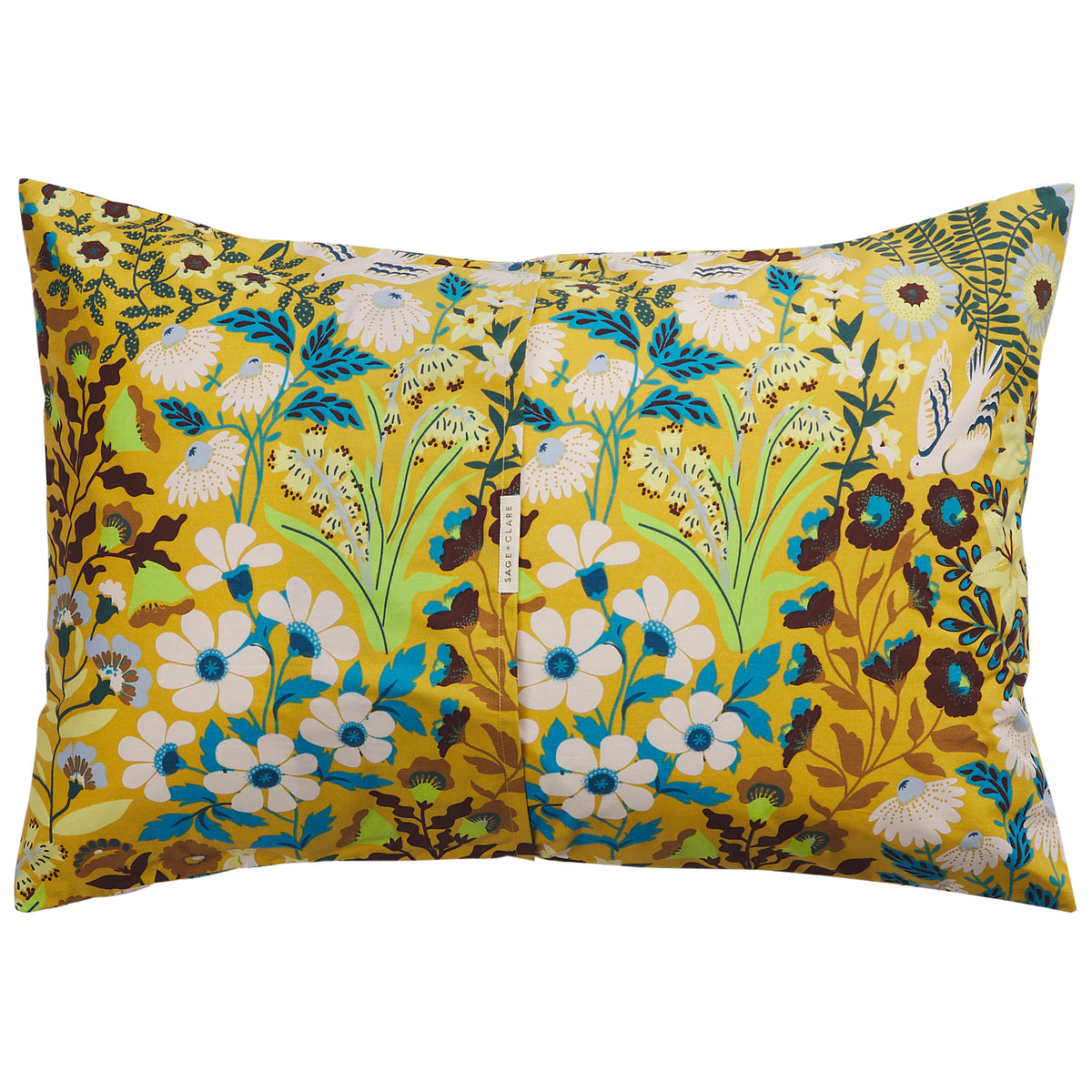 Sloane Cotton Pillowcase Set - Ochre Standard