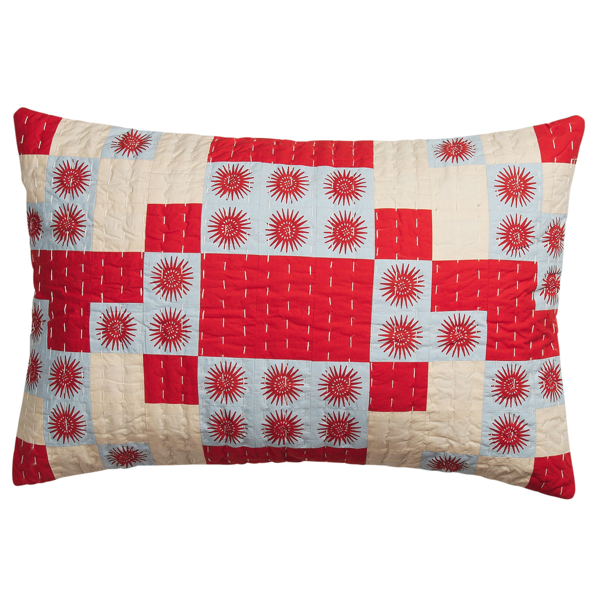 Abilene Patchwork Sham - Poppy
