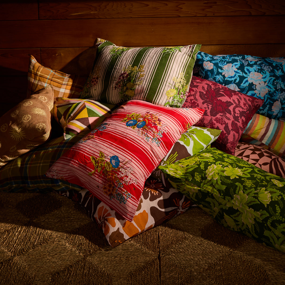 Dempsey Linen Pillowcase Set - Hunter Green Standard