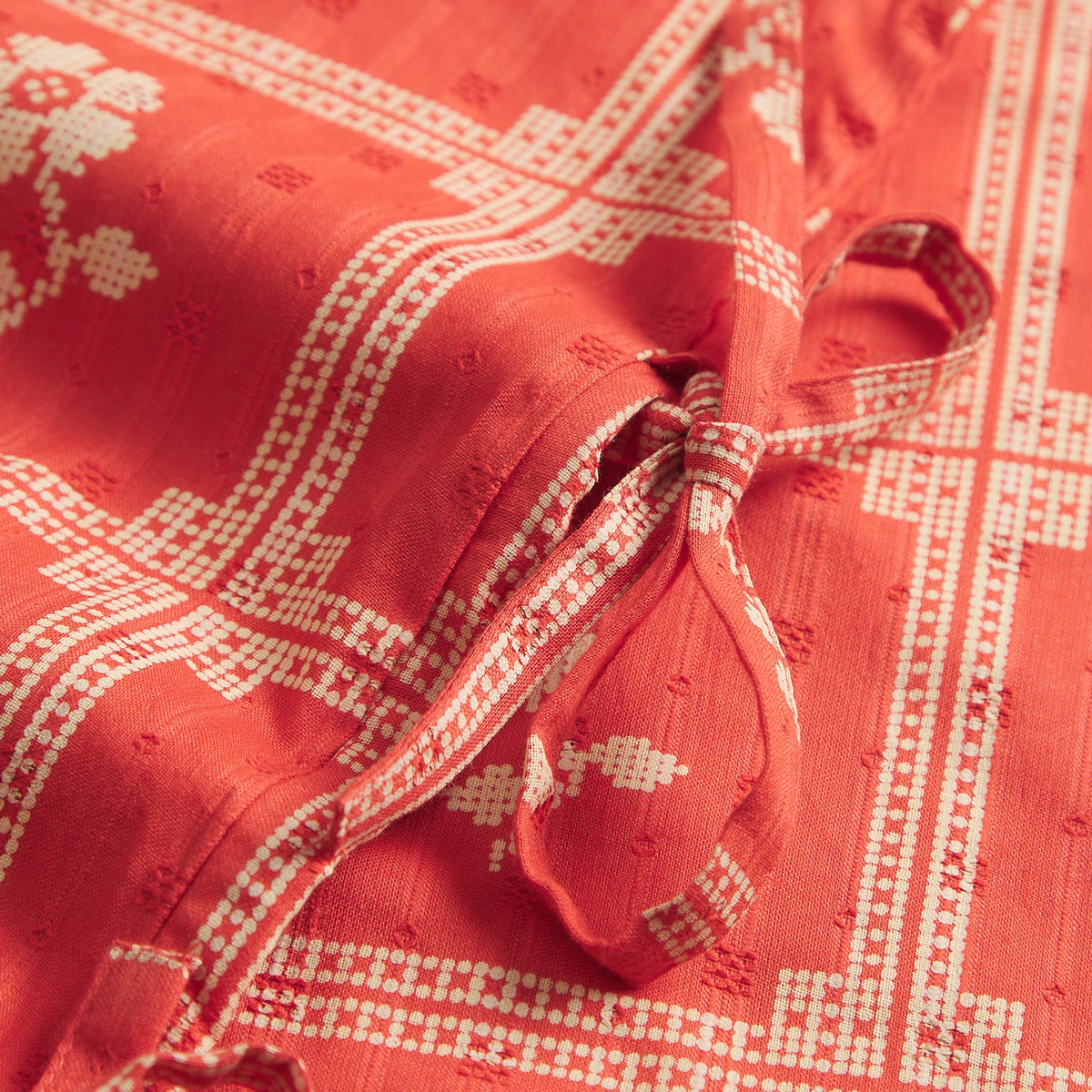 Bonny Cotton Pillowcase Set - Poppy Standard