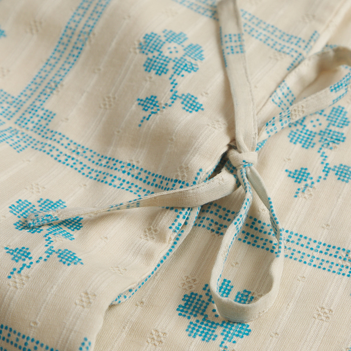 Bonny Cotton Pillowcase Set - Turquoise Standard